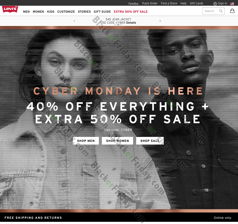 Levi's Cyber Monday 2021 is Live! - Blacker Friday