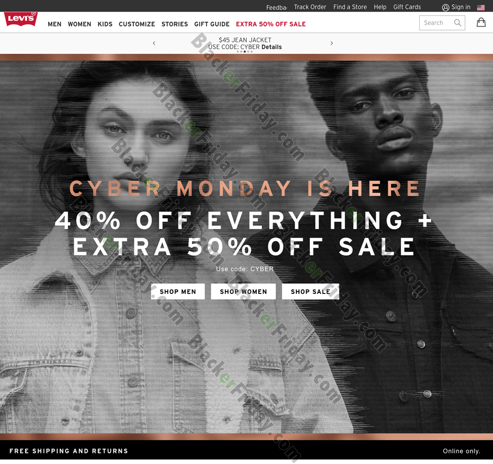 cyber monday 2018 levis