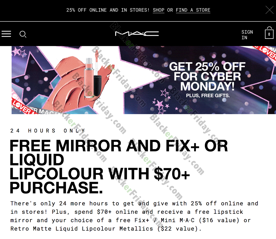 Mac Cosmetics Cyber Monday Sale 2020 What To Expect Blacker Friday