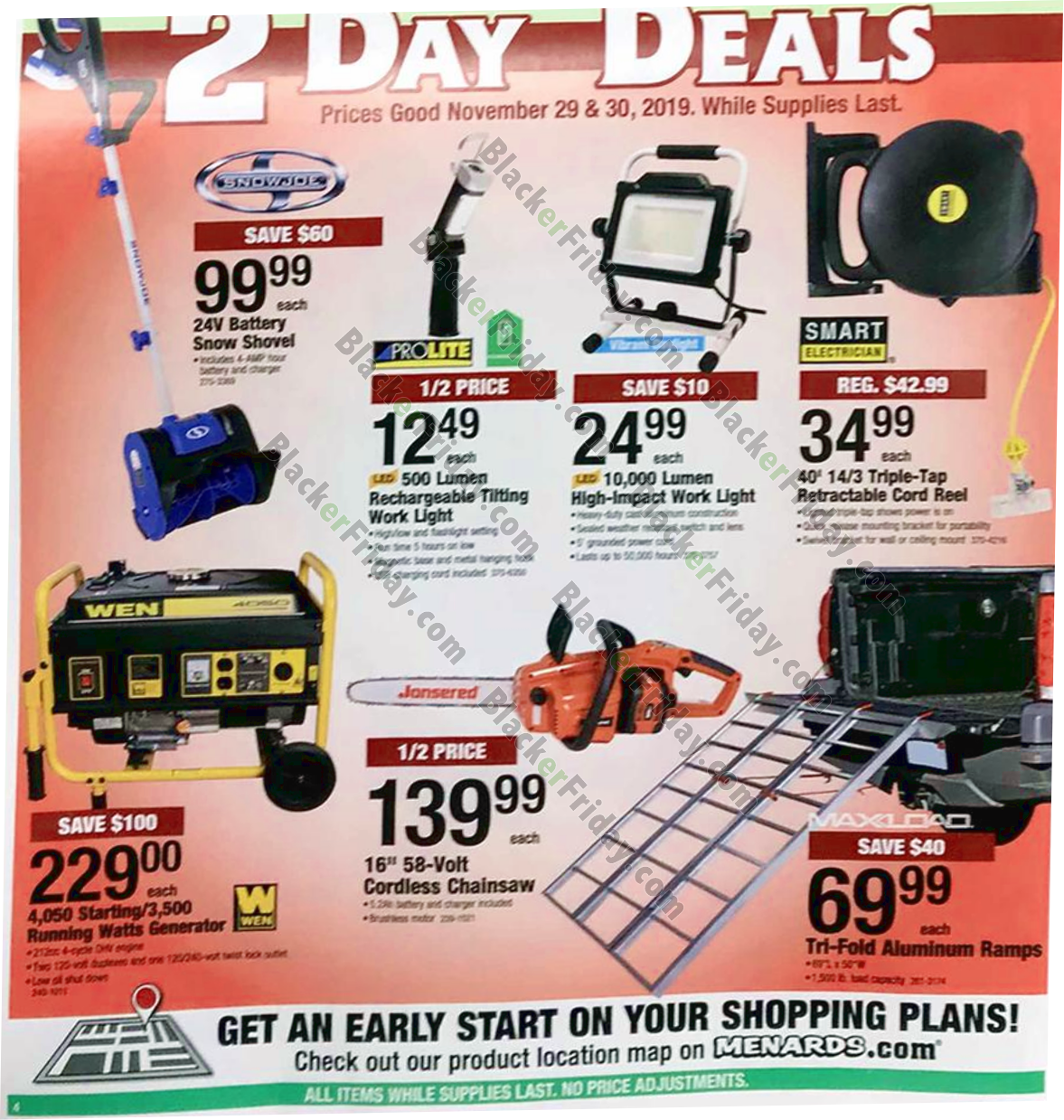 Menards Black Friday 2020 Sale - What to Expect - Blacker Friday