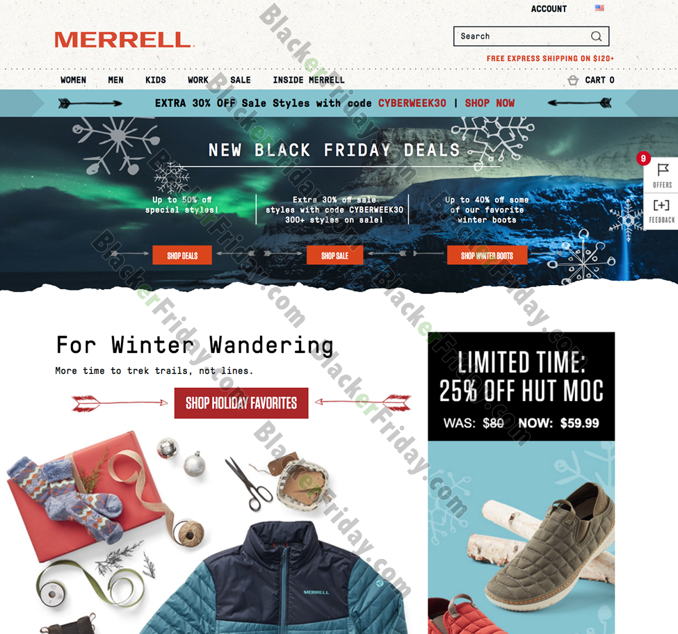 merrell shoes black friday