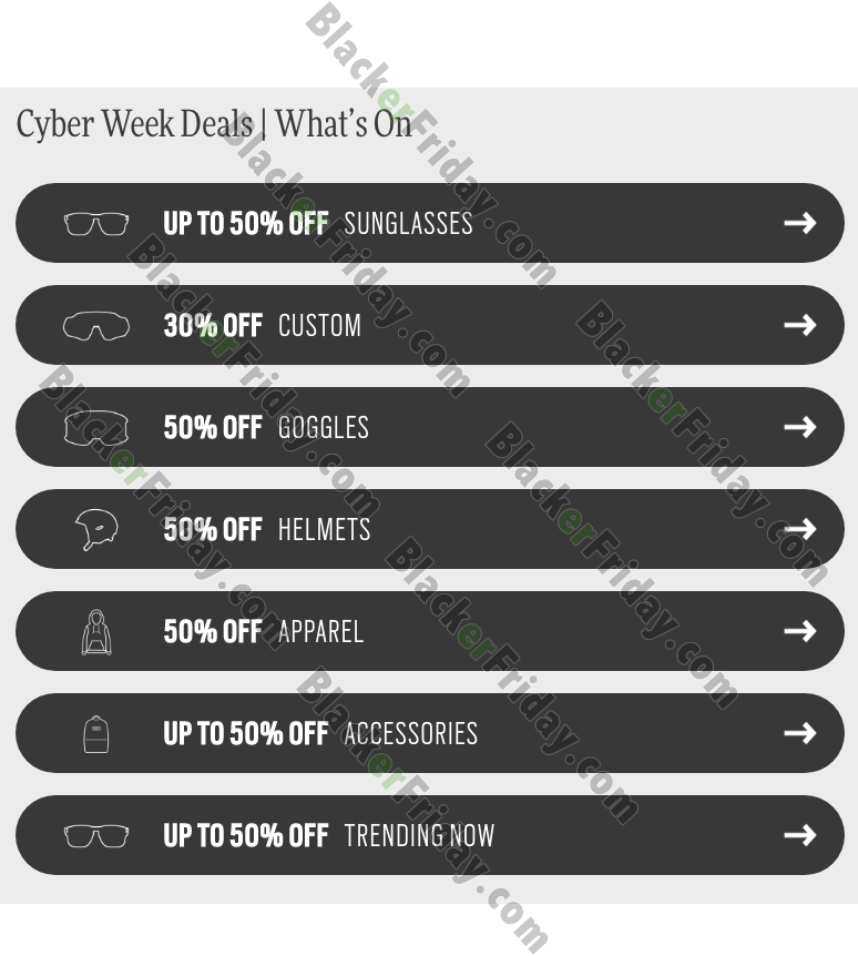 cyber monday oakley deals