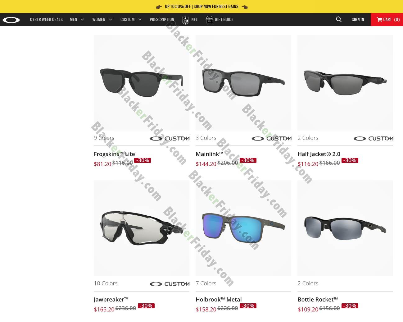 cyber monday oakley deals