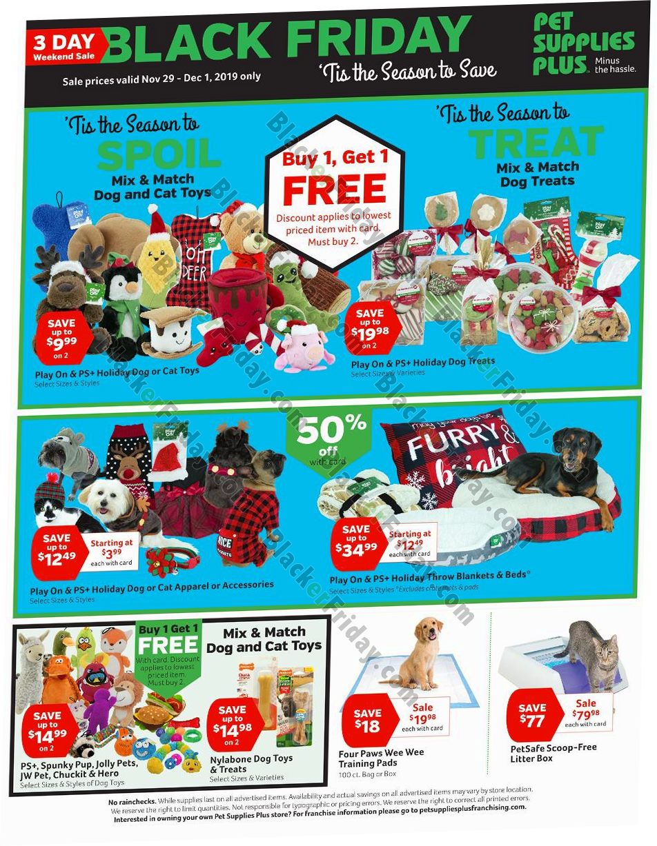 pet supplies plus black friday