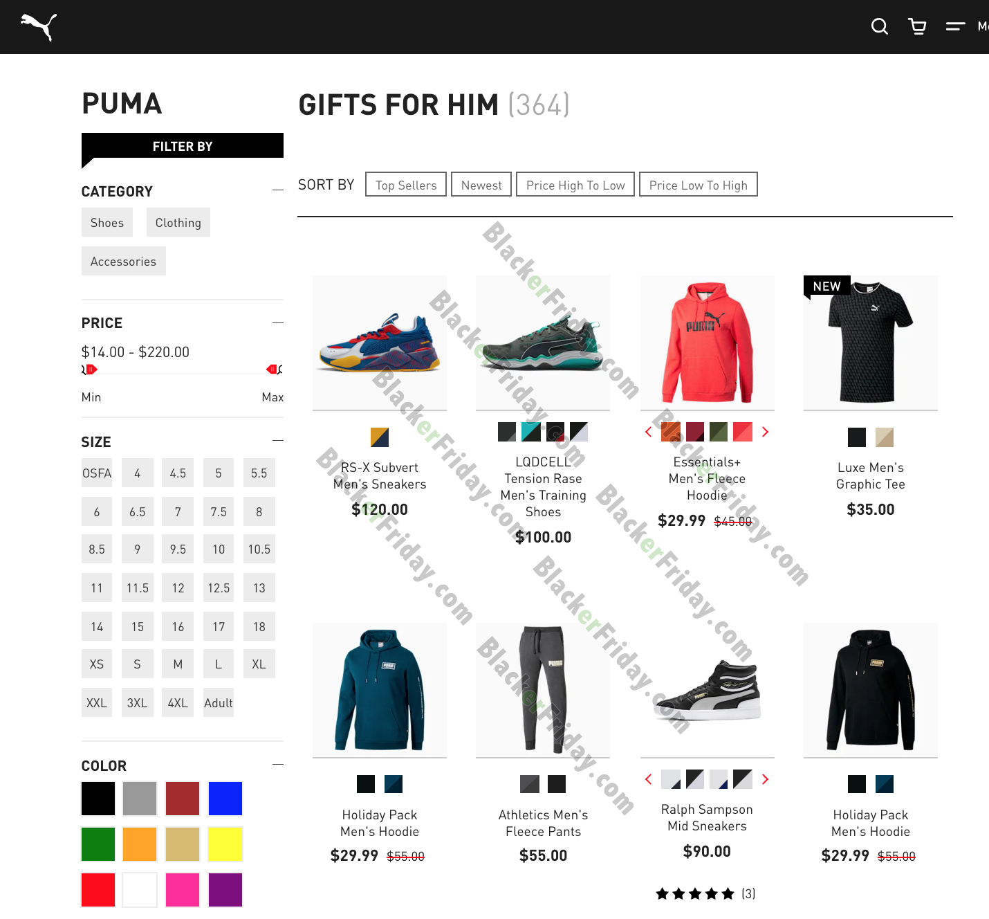 puma black friday code