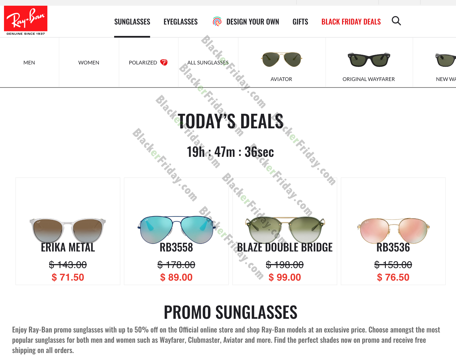 ray ban cyber monday