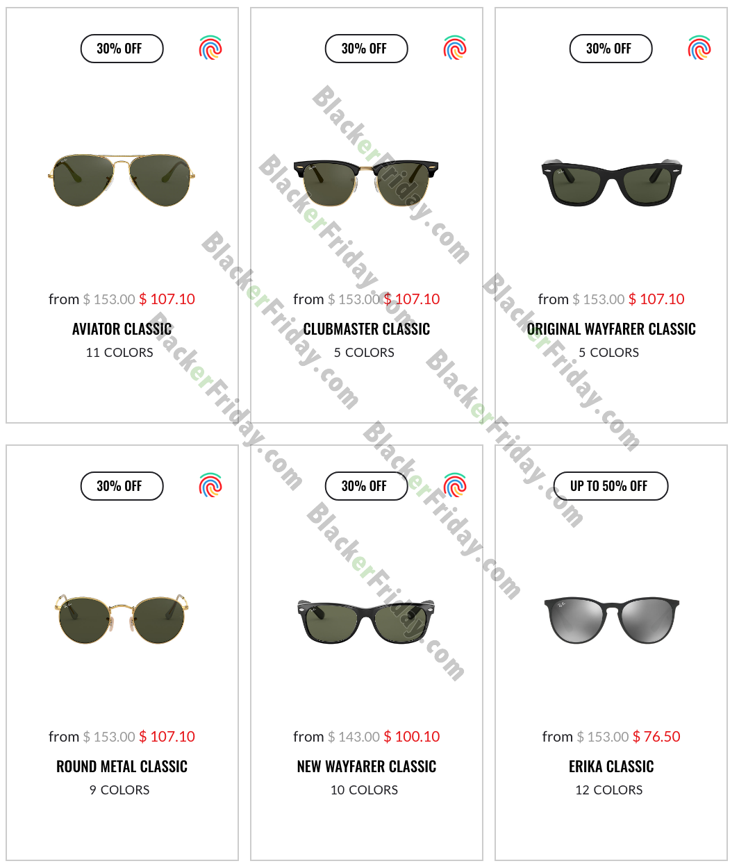 ray ban sunglasses black friday 2018