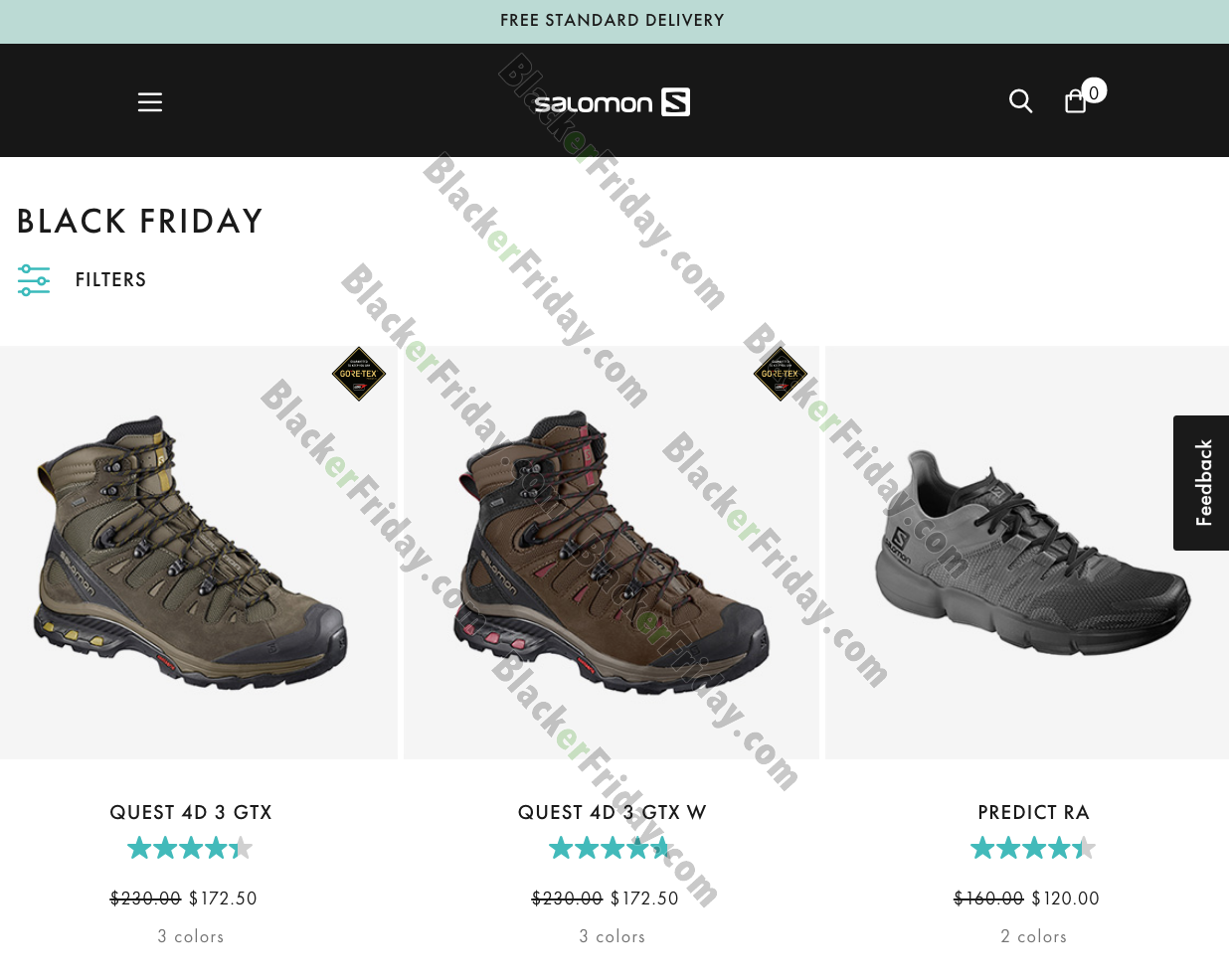 black friday salomon shoes