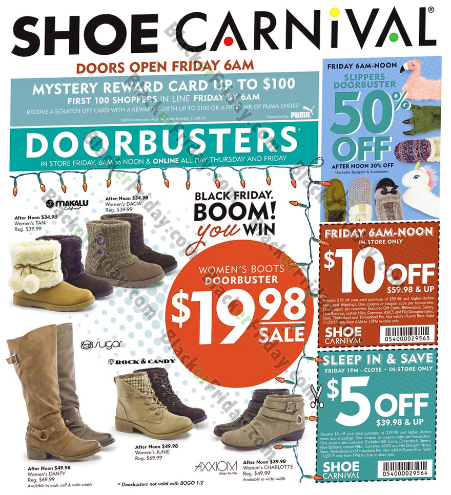 carnival shoes coupons in store