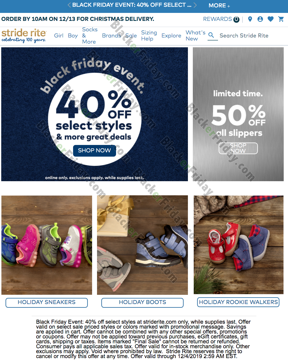 stride rite cyber monday