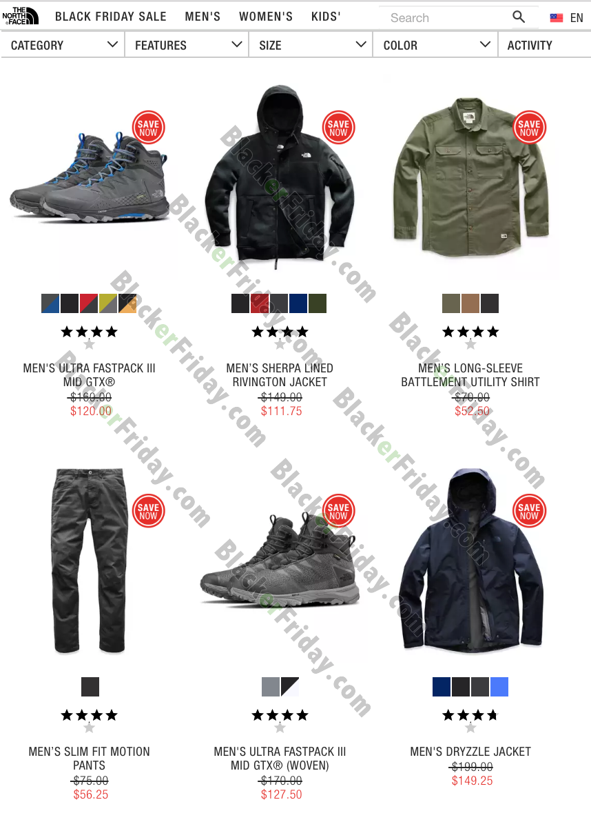 black friday 2018 the north face
