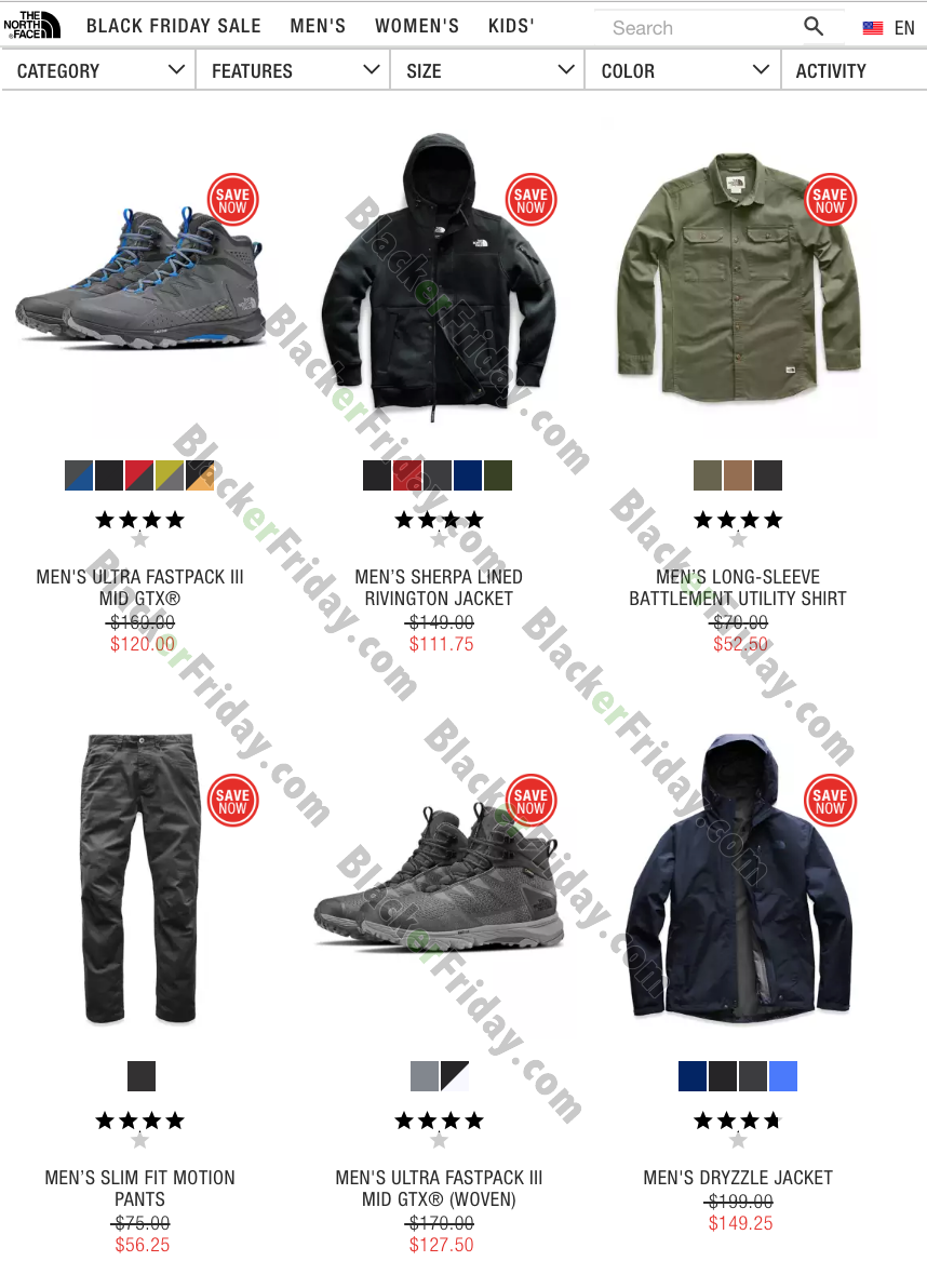 north face black friday sale