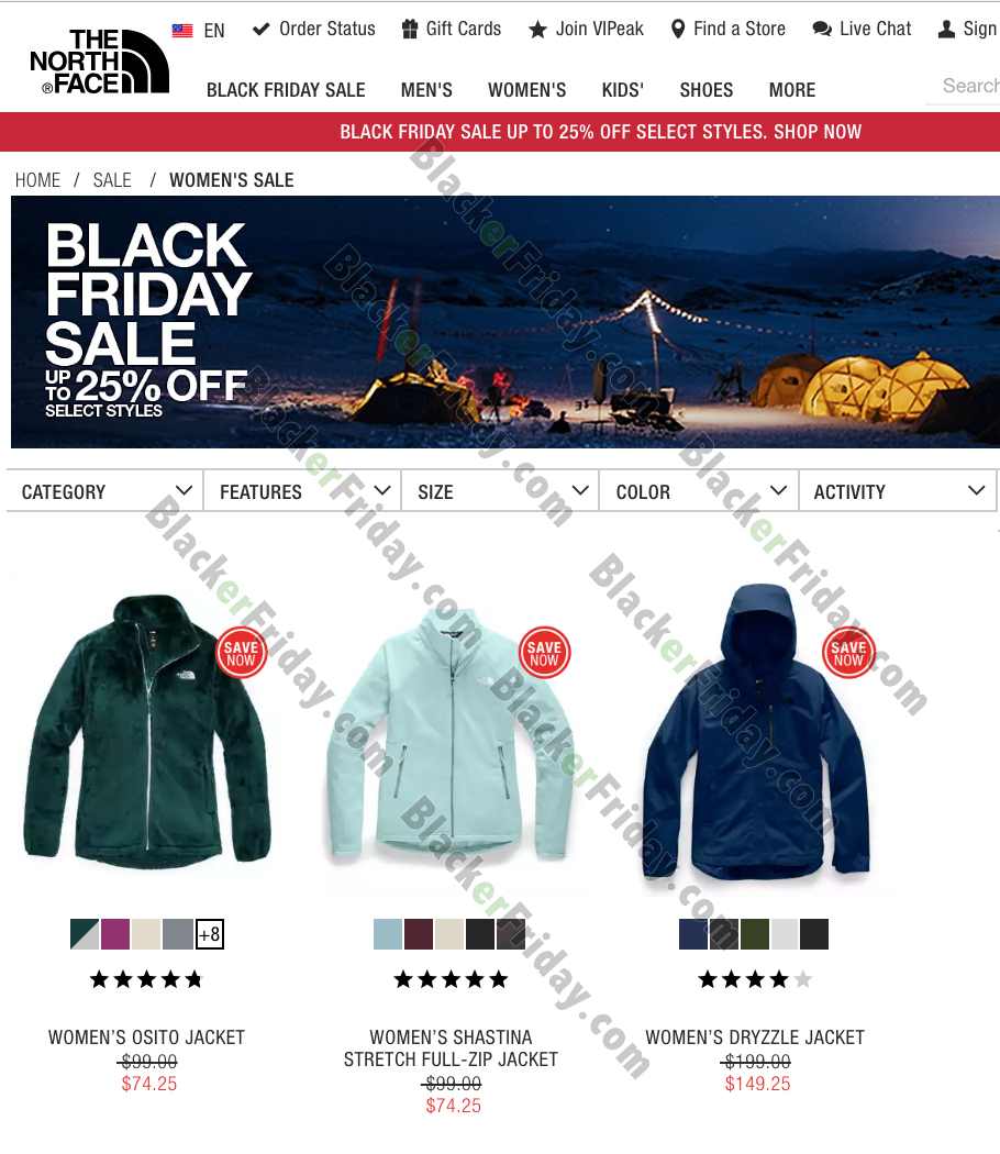 The North Face Black Friday 2021 Sale 