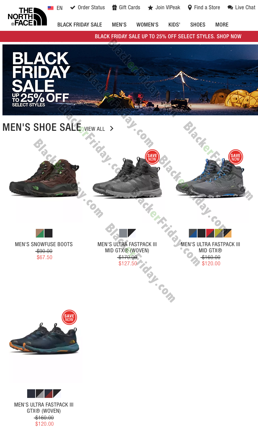 north face boots black friday