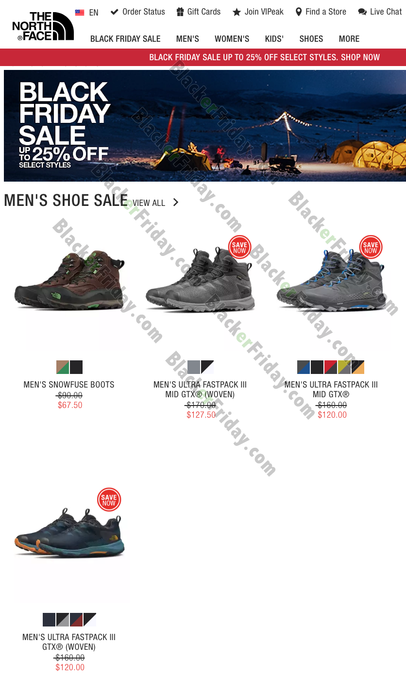 the north face thanksgiving sale