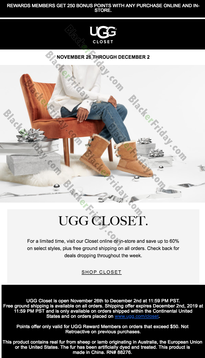 ugg black friday 2018