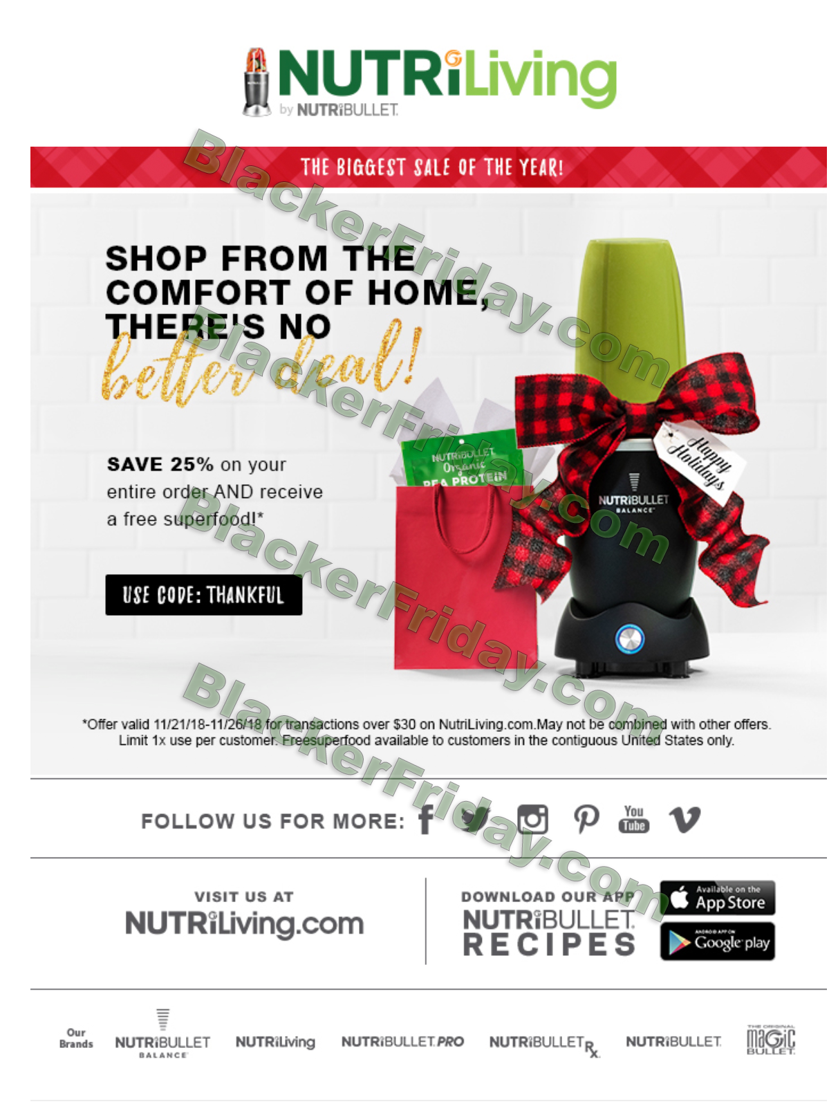 NutriBullet Black Friday 2020 Sale - What to Expect - Blacker Friday