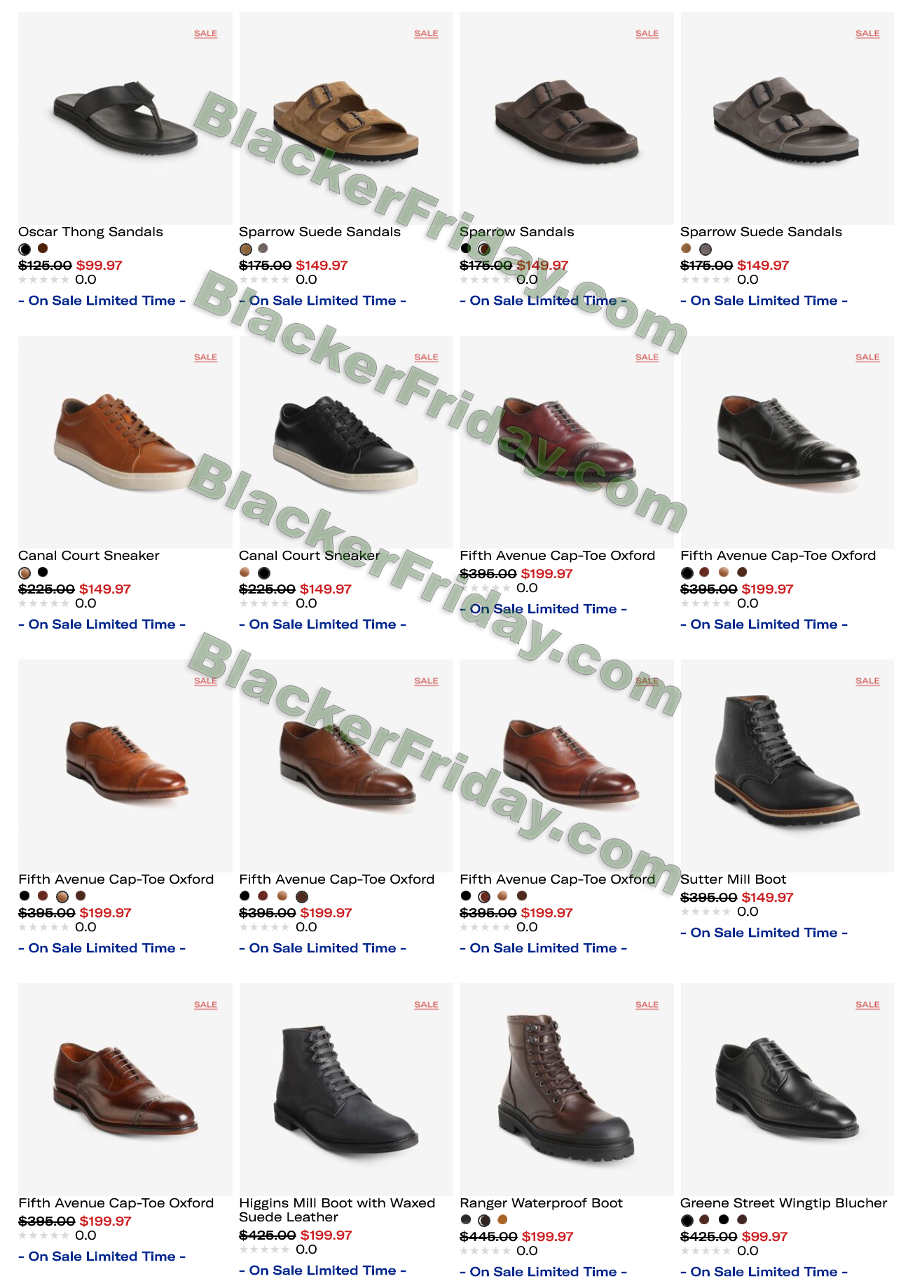 allen edmonds labor day sale