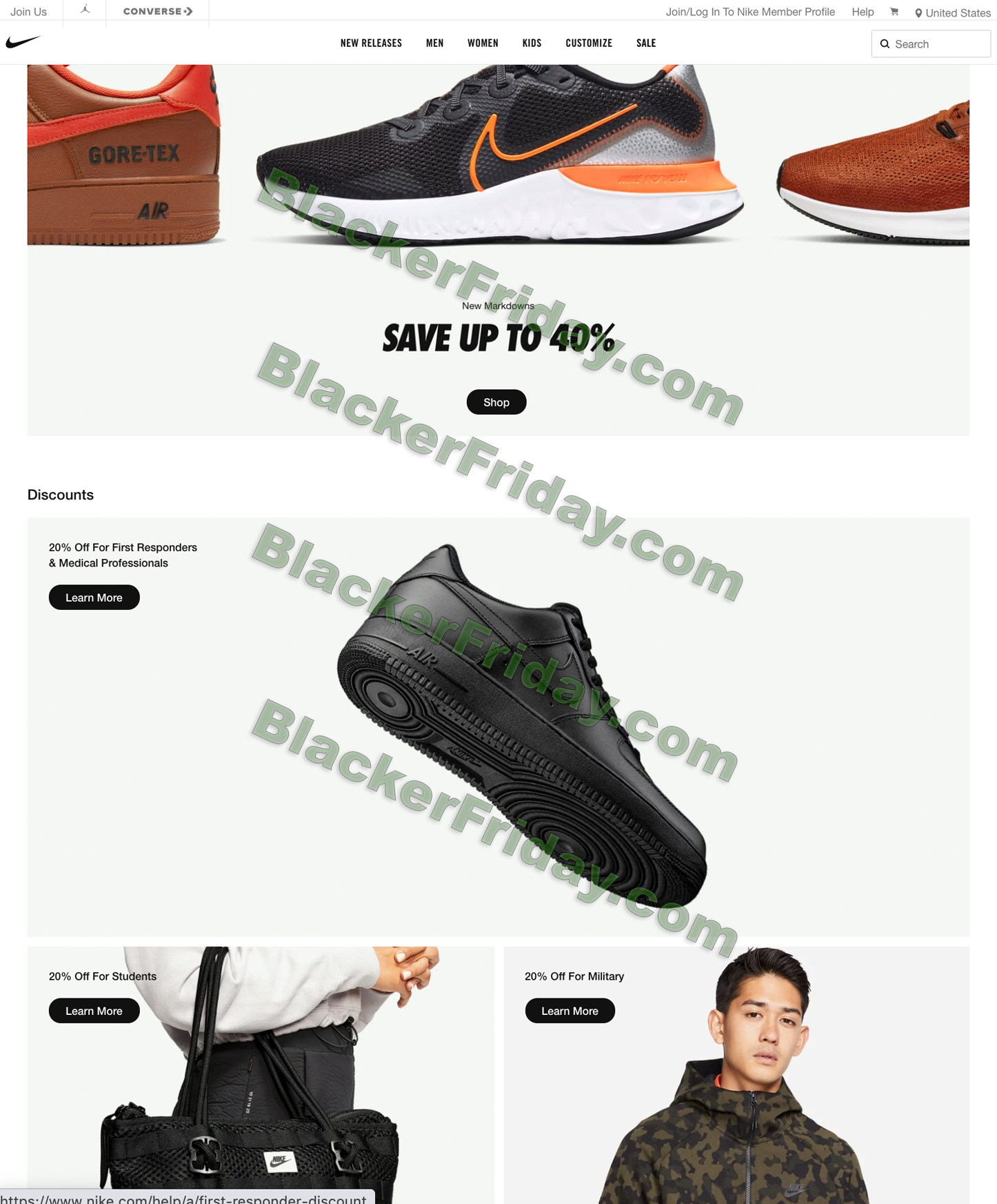 nike outlet labor day sale