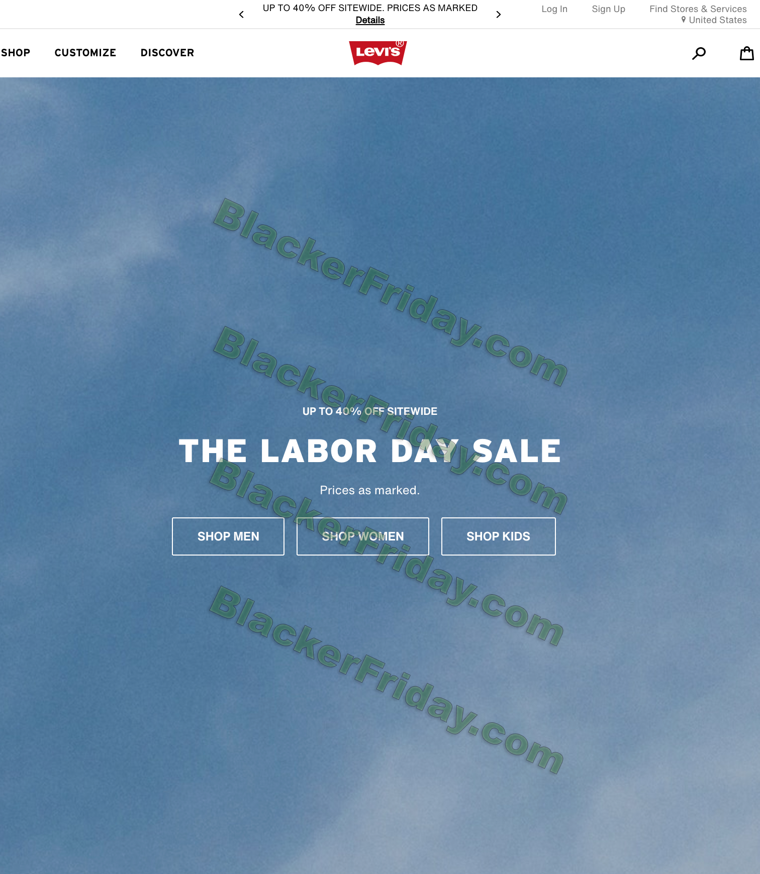 Levi's Labor Day Sale 2021 - Blacker Friday