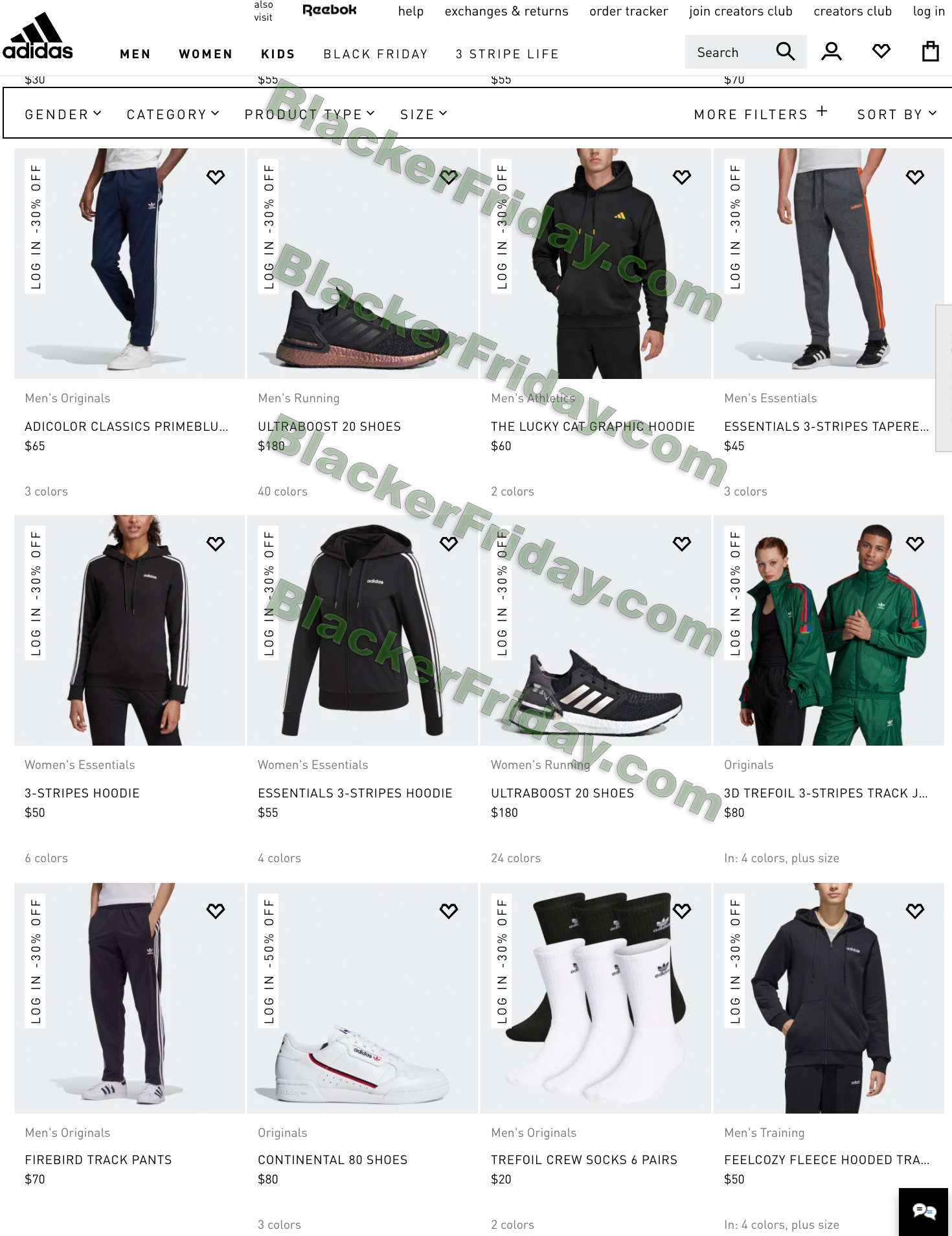 adidas clothing black friday