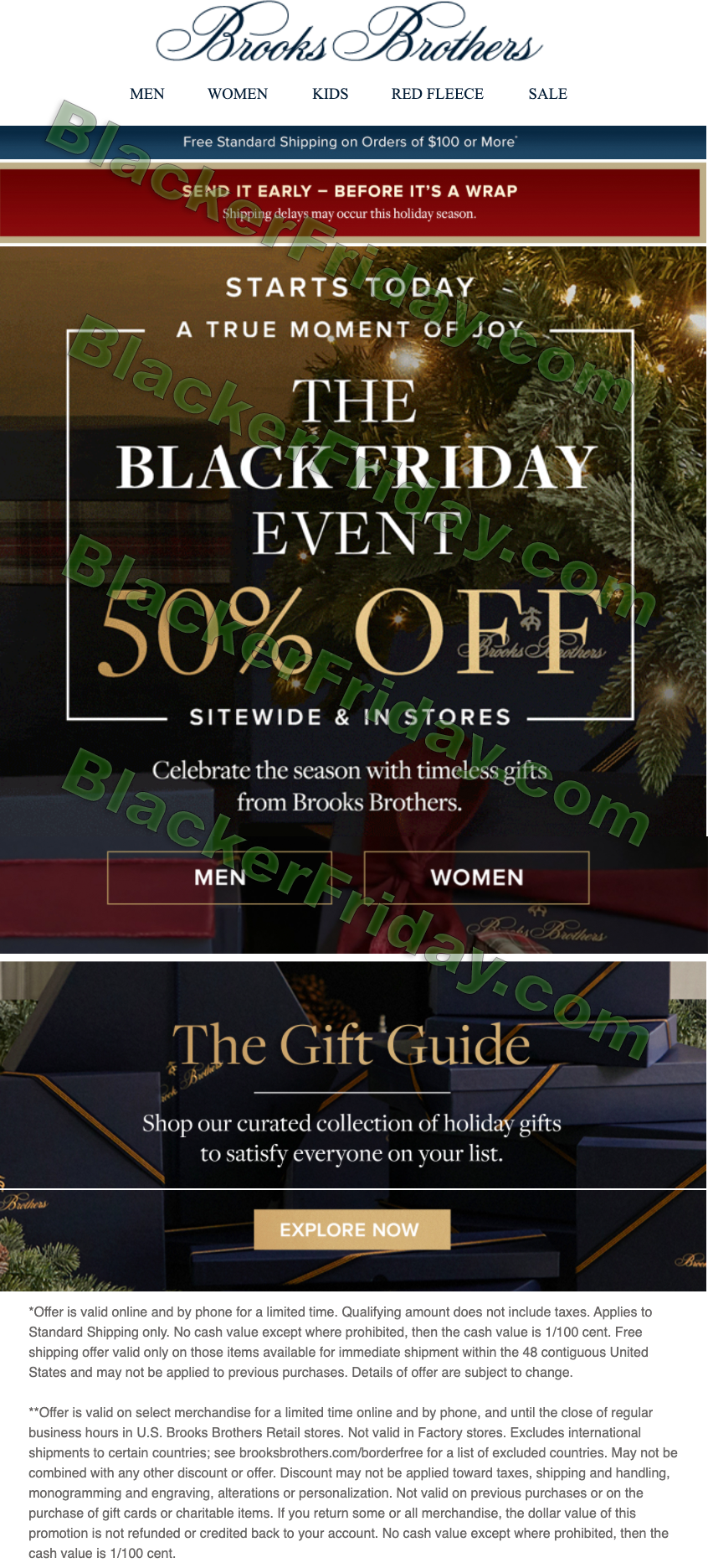 brooks brothers thanksgiving sale