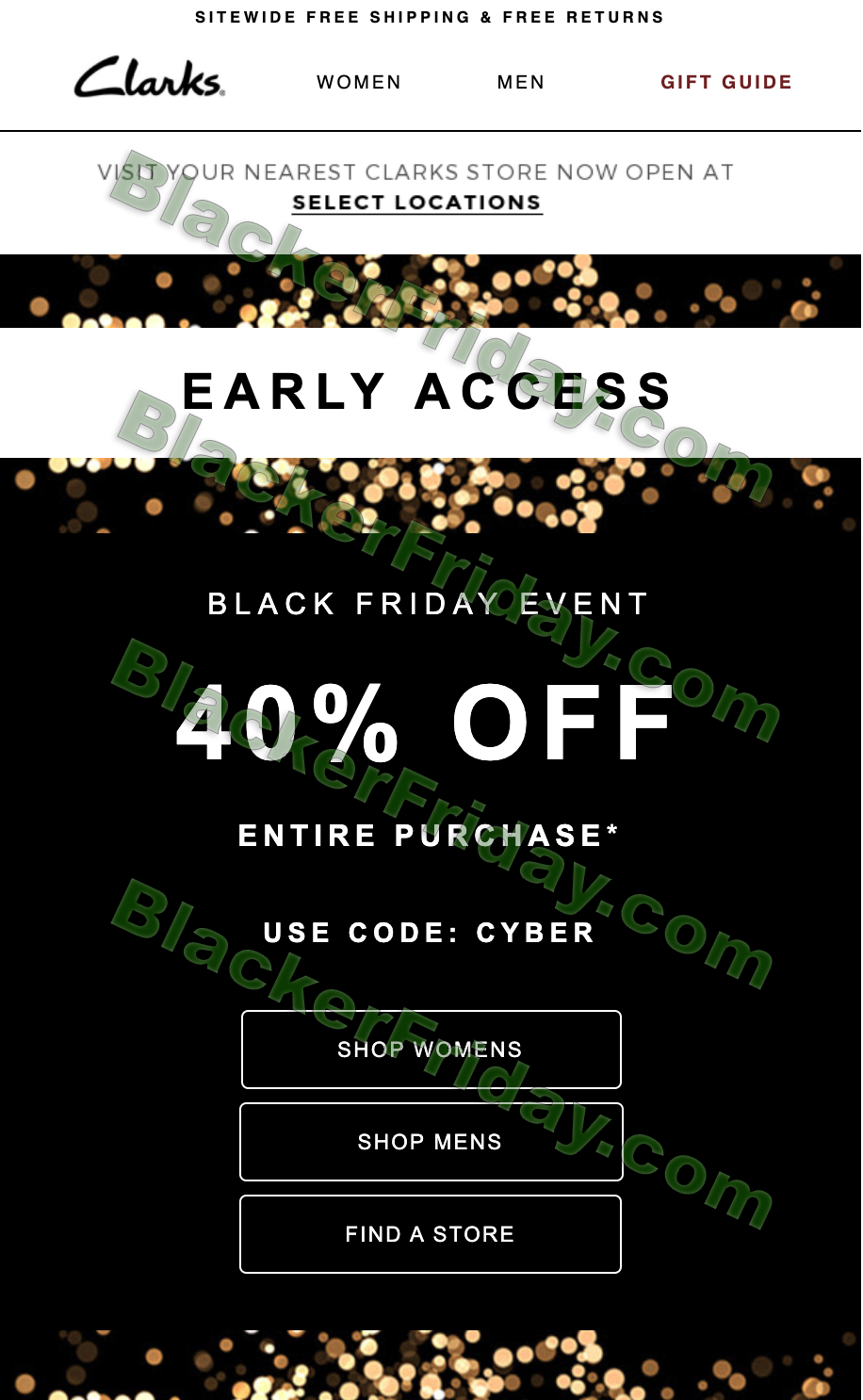 clarks black friday 2014