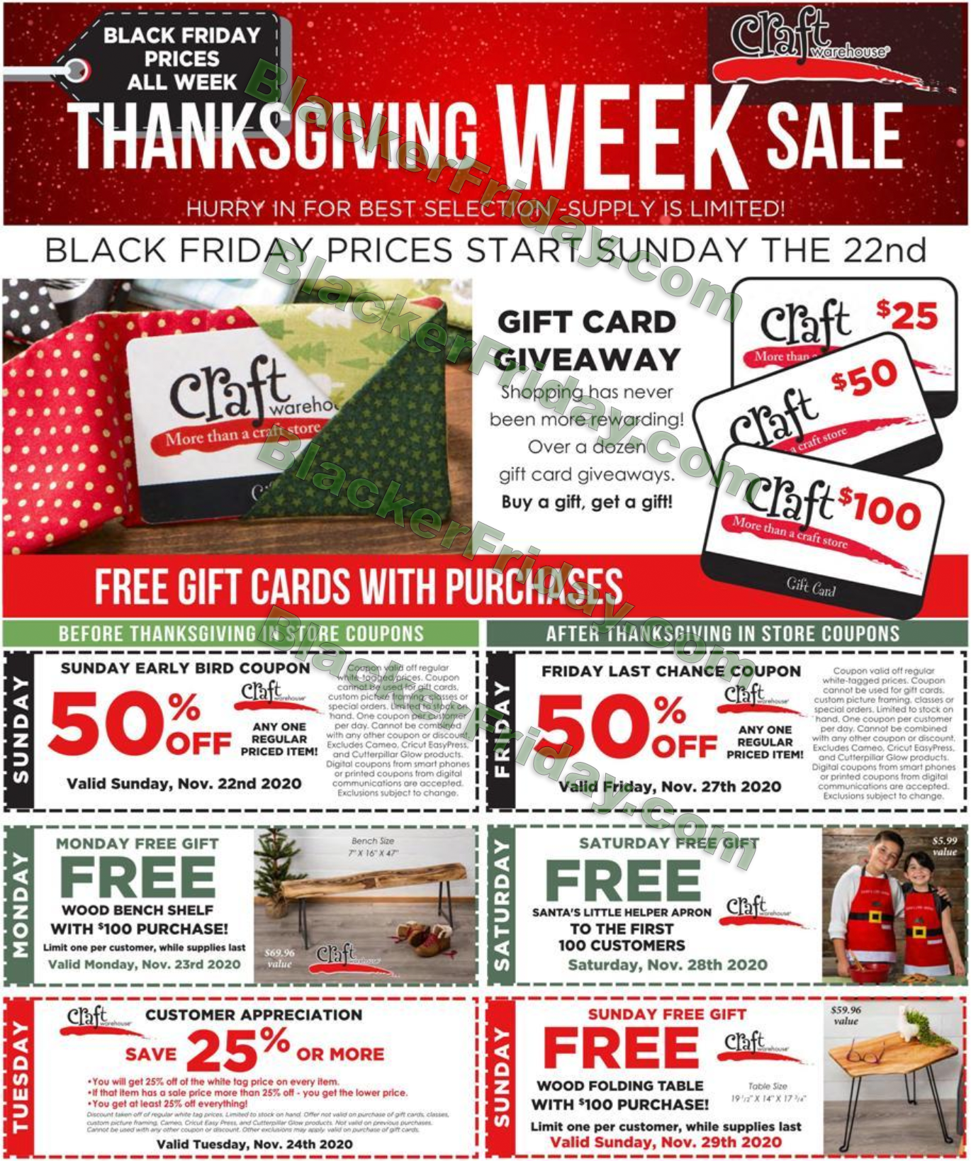 Craft Warehouse Pre-Black Friday 2023 - Ad & Deals