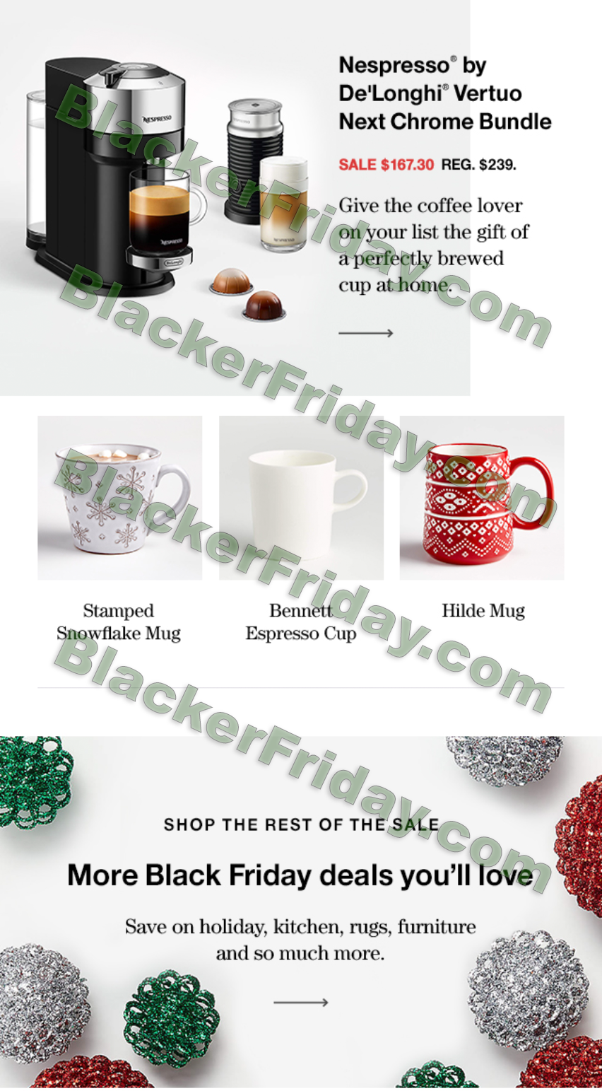 Crate & Barrel Black Friday 2021 Sale - What to Expect - Blacker Friday