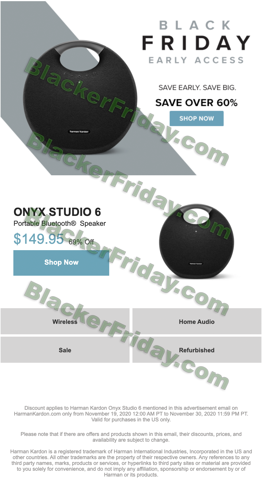 Pelgrim Dapper Nauw What to expect at Harman-Kardon's Black Friday 2023 Sale - Blacker Friday