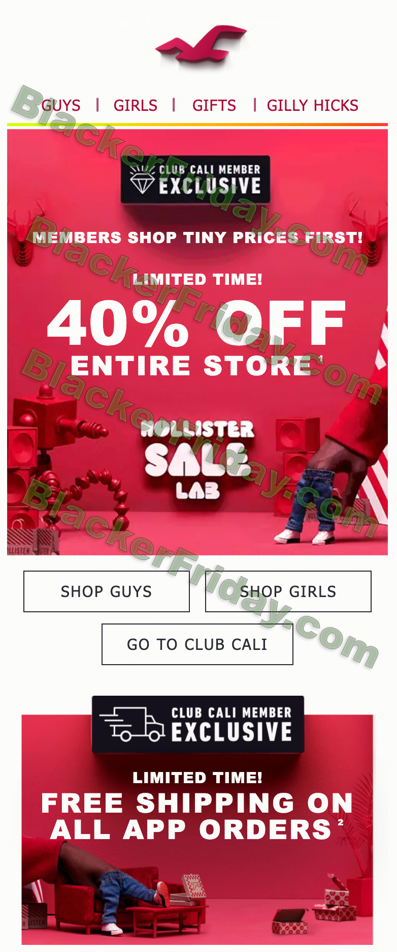 hollister black friday hours