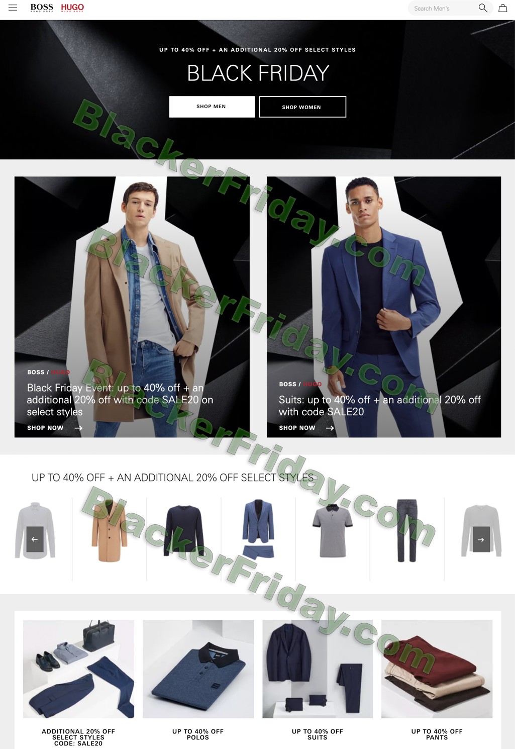 Hugo Boss Black Friday Sale - Here's What's Coming! - Blacker Friday