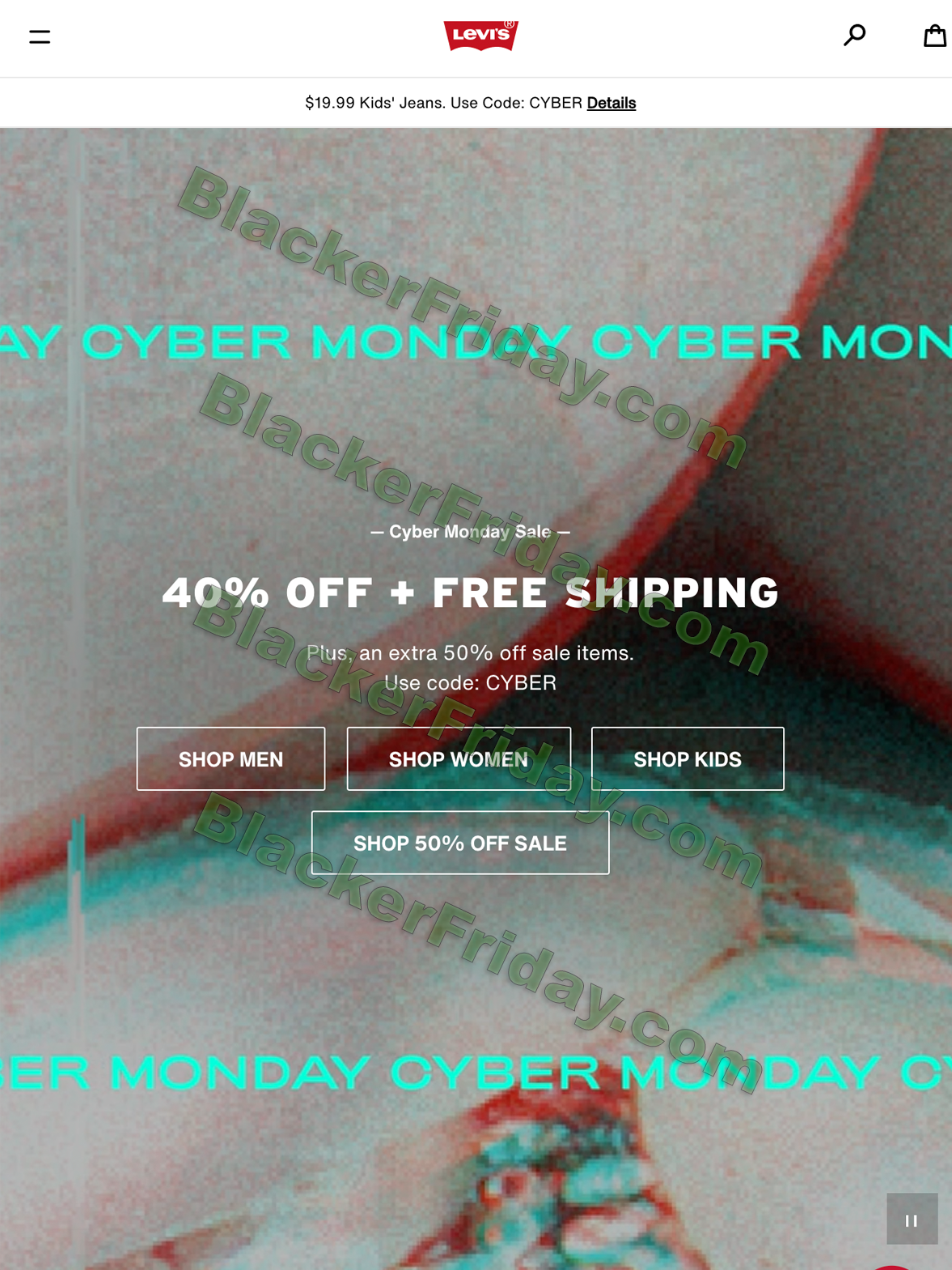 levi's cyber monday deals