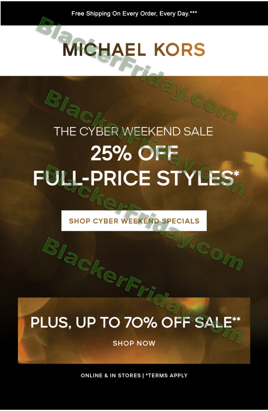 mk cyber monday sale