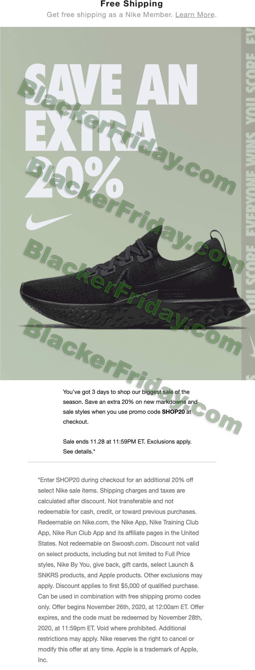 Nike's Black Friday Ad & Sale Details - Blacker Friday