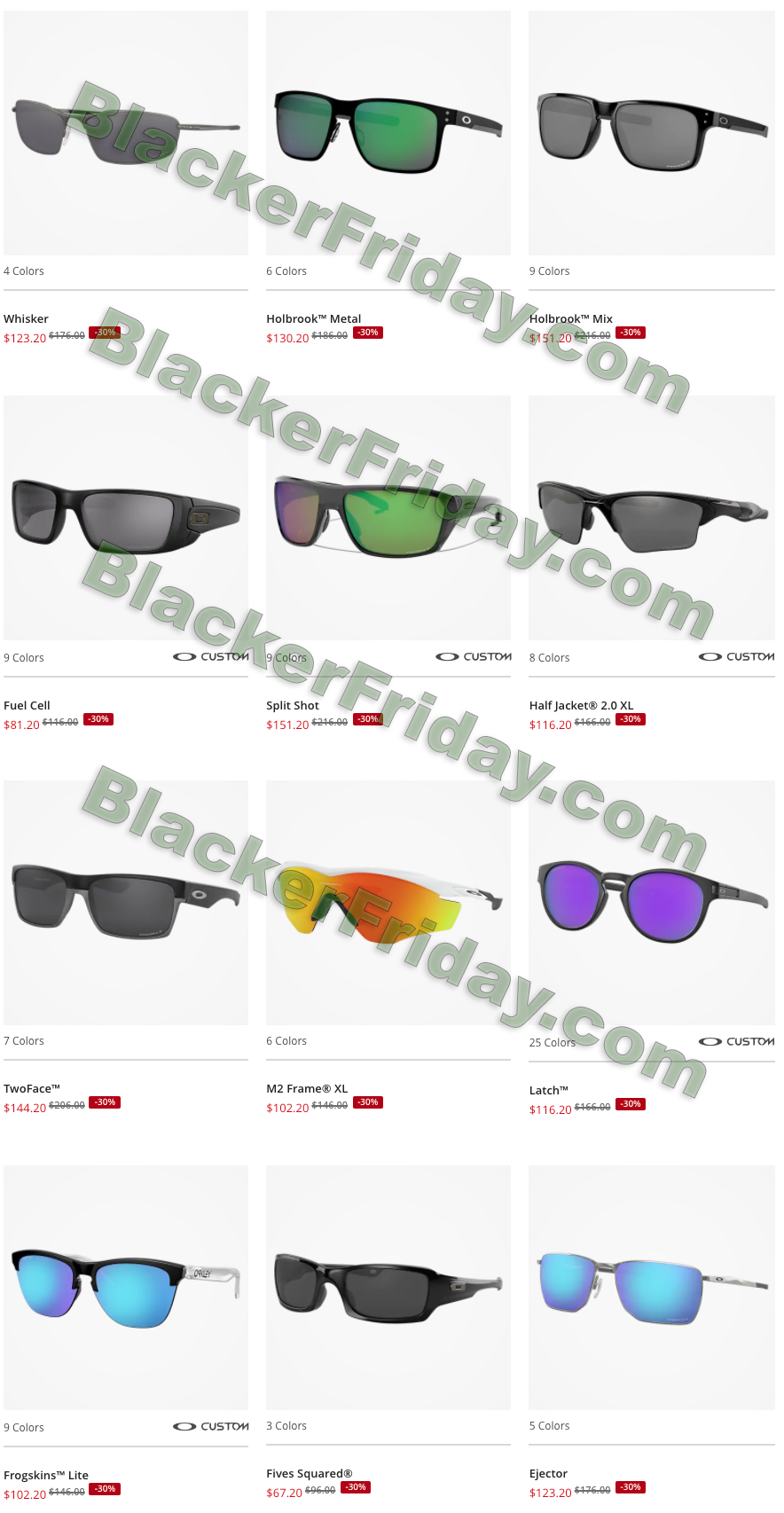 black friday sunglasses oakley