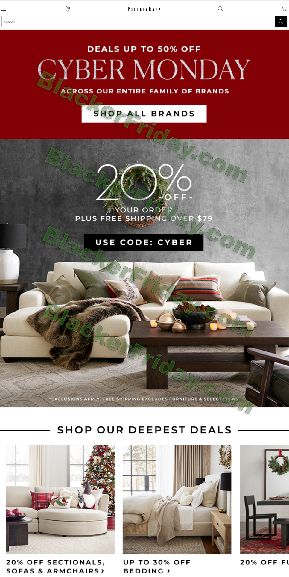 Pottery Barn Cyber Monday 2021 Sale What To Expect Blacker Friday