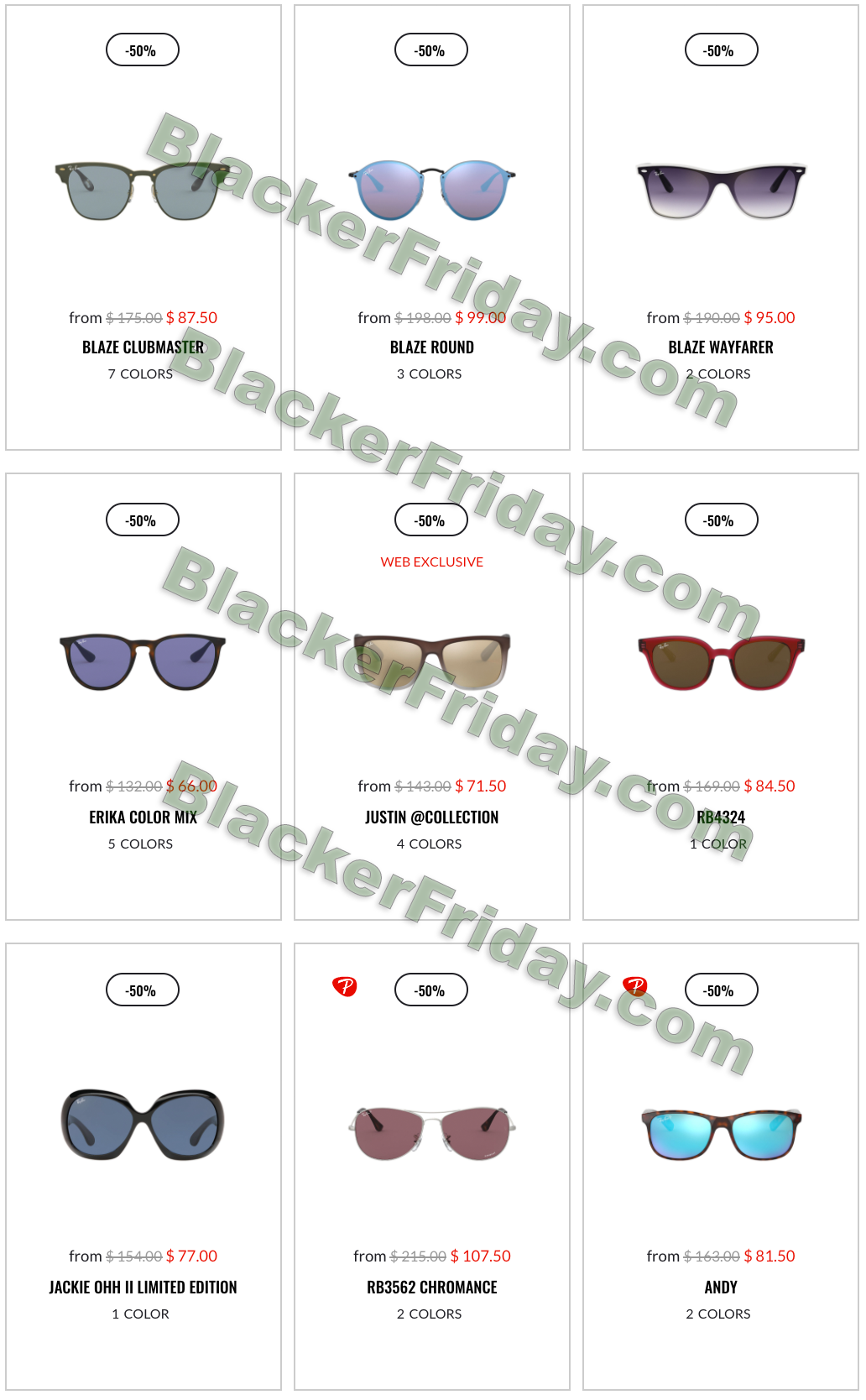 ray ban glasses black friday sale