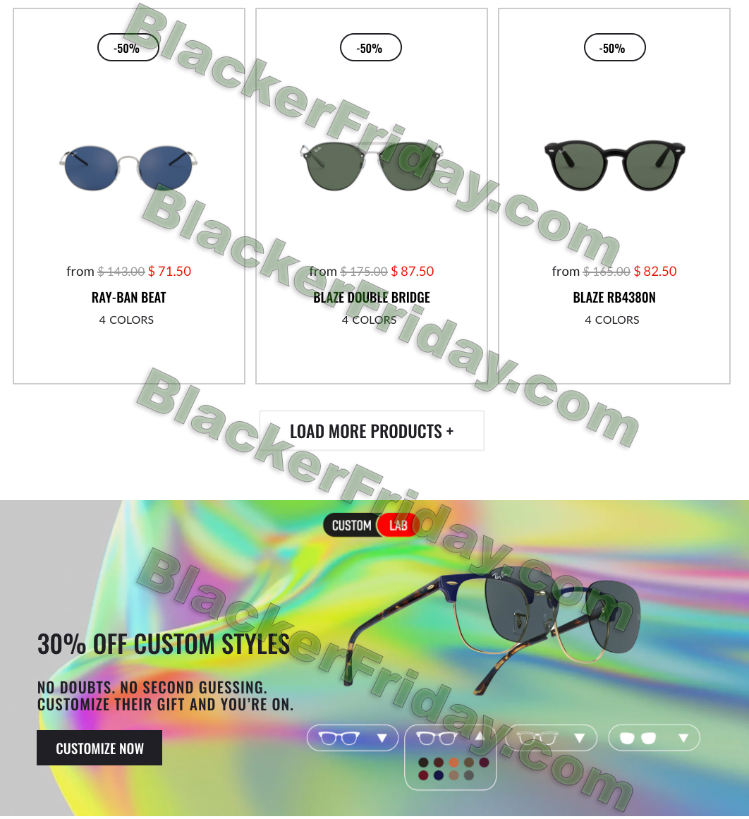 ray ban cyber monday