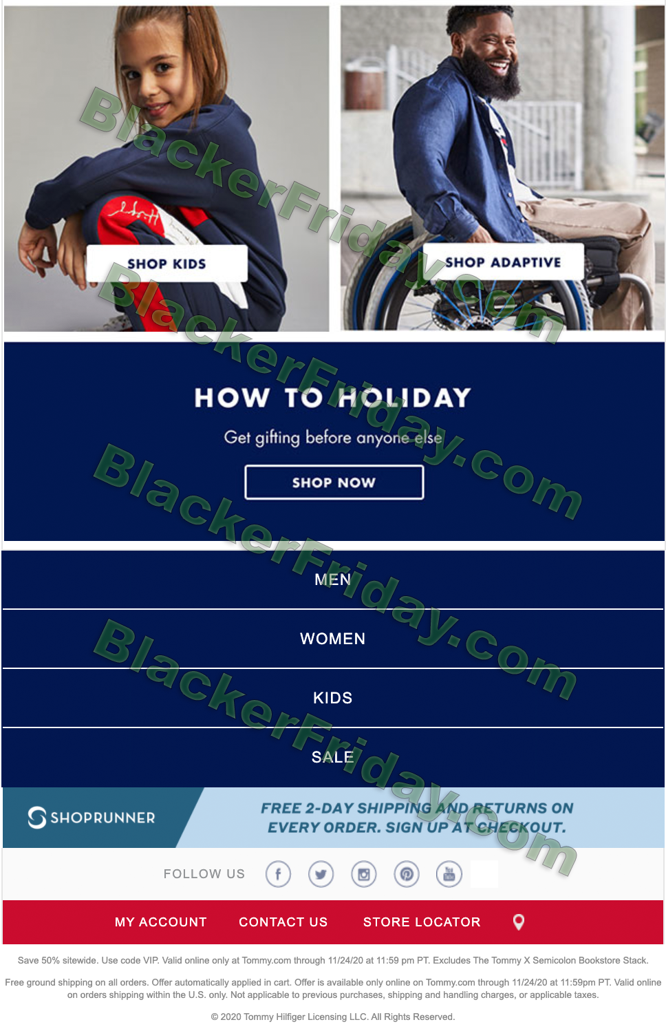 tommy hilfiger thanksgiving sale