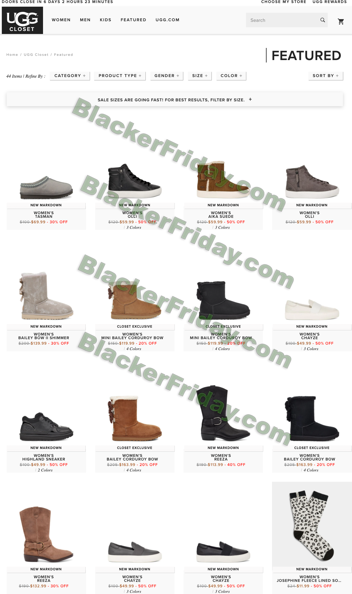 black friday 2018 deals uggs