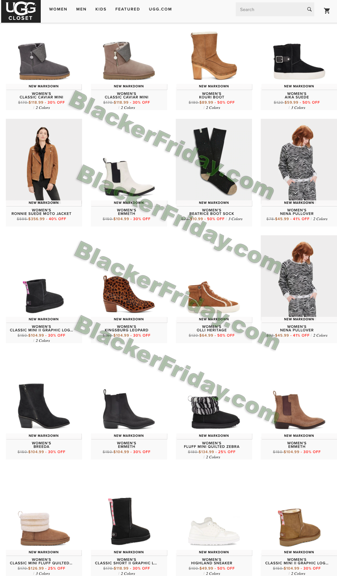 ugg kids black friday