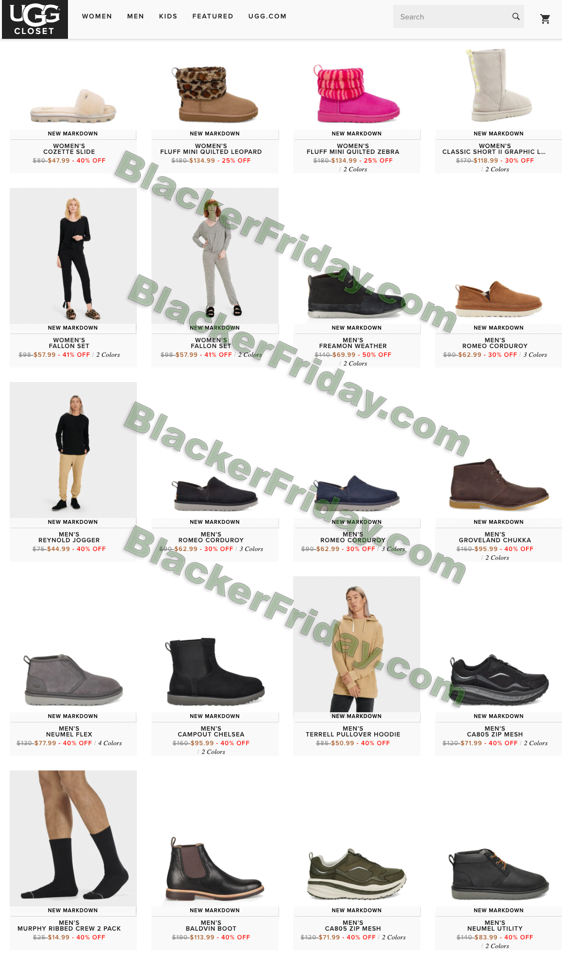 mens uggs black friday