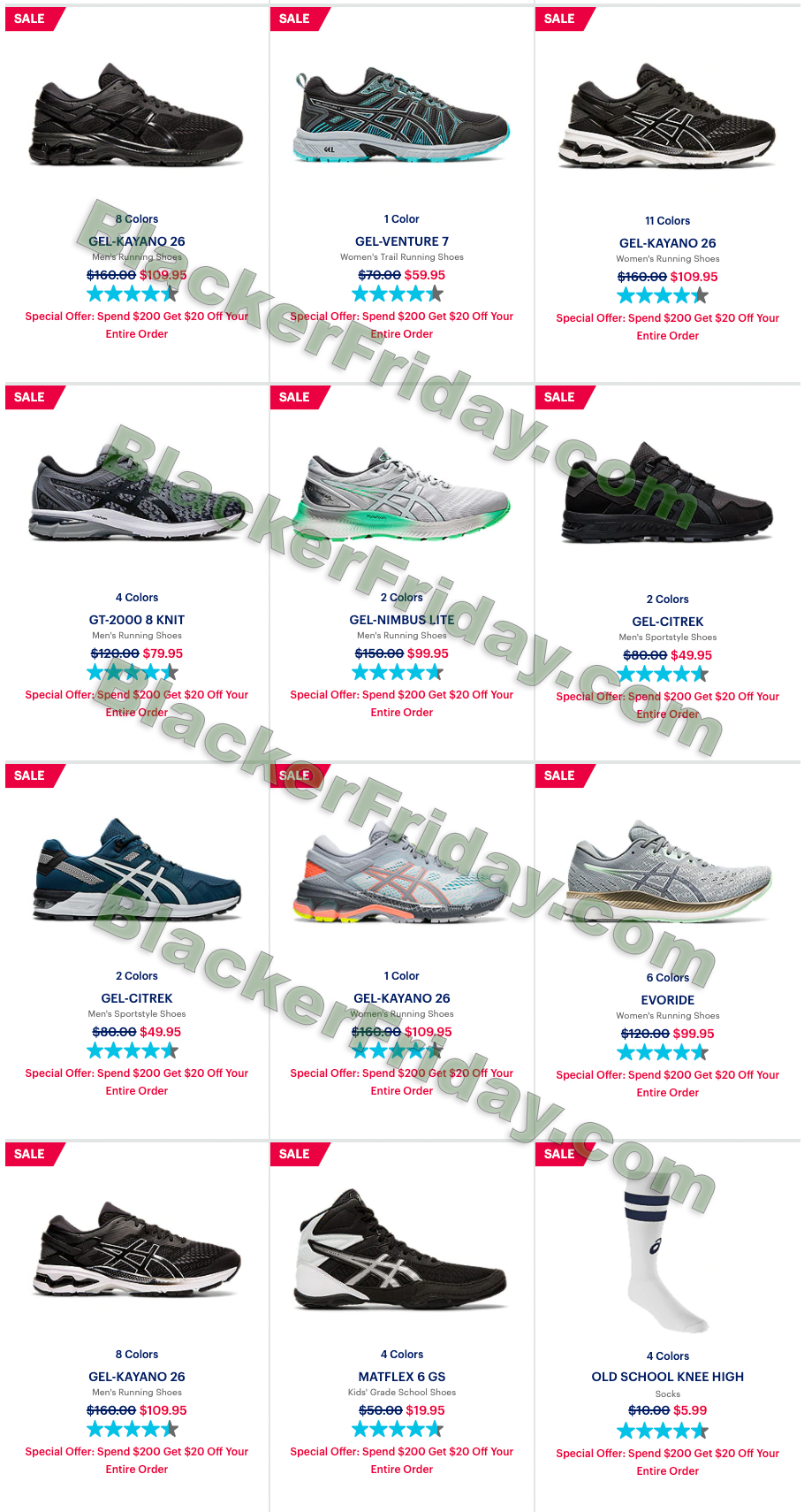 ASICS' After Christmas 2023 Sale - Blacker Friday