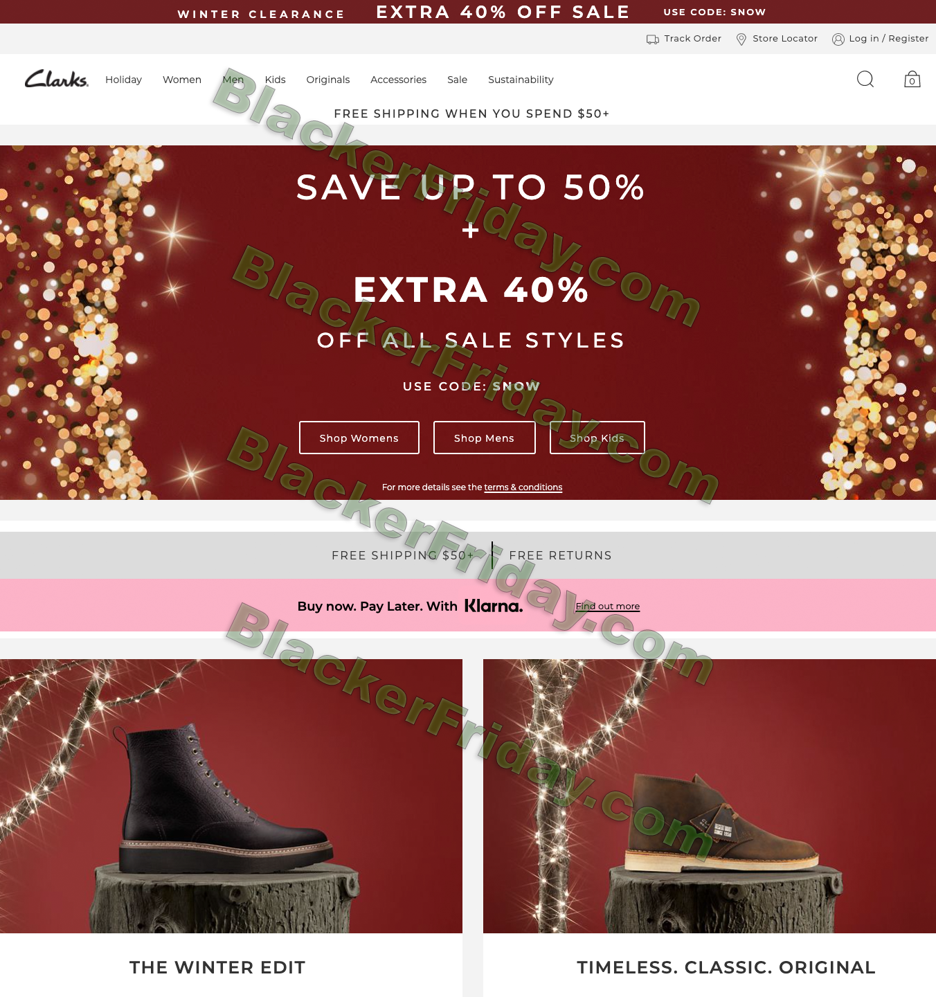 clarks christmas sale