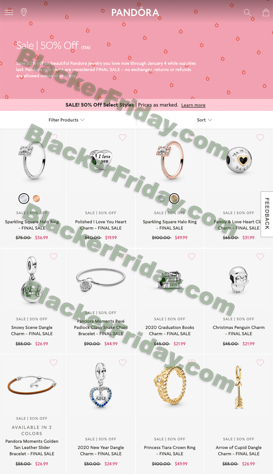 Pandora After Christmas Sale 2021 - What to Expect - Blacker Friday