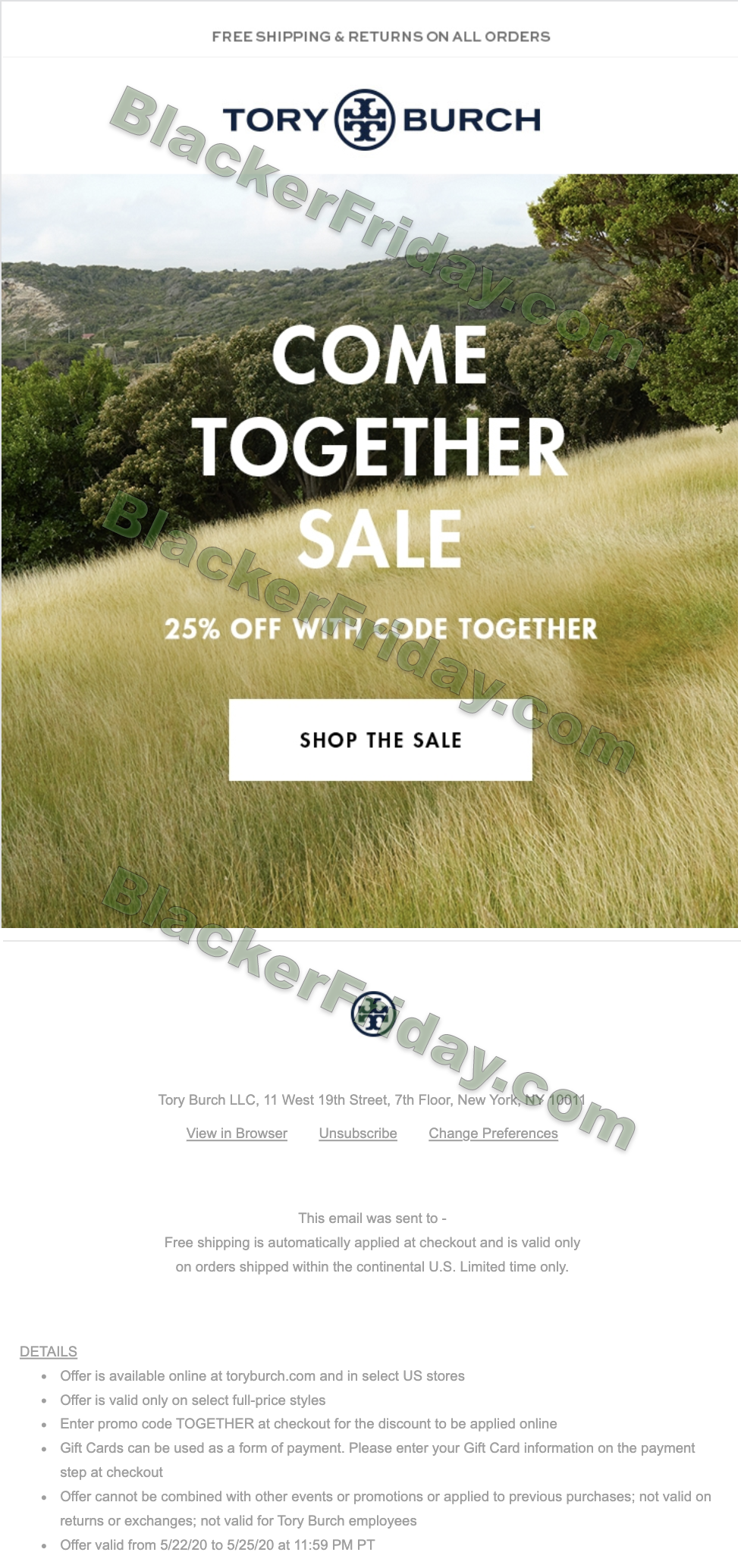 Tory Burch Memorial Day 2023 Sale & Ad - What to Expect - Blacker Friday
