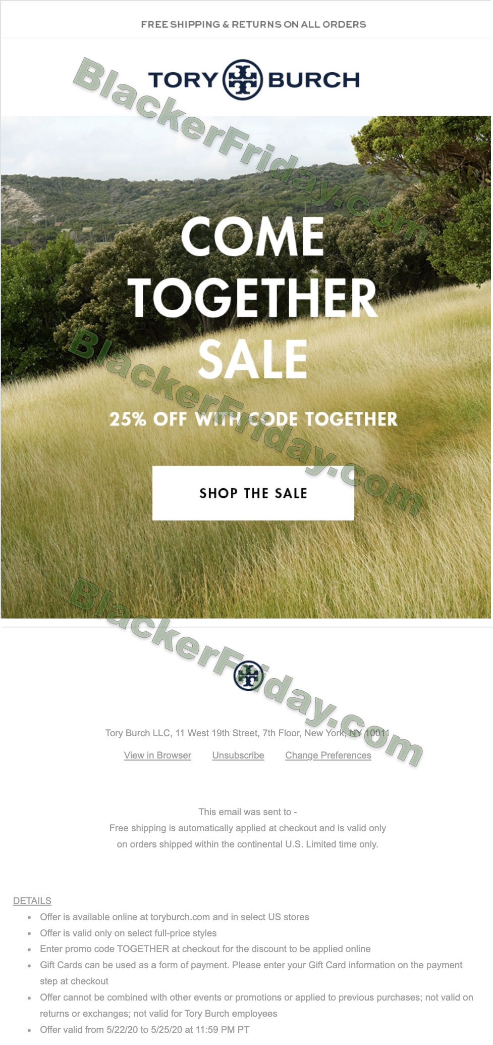 Top 40+ imagen memorial day sale tory burch