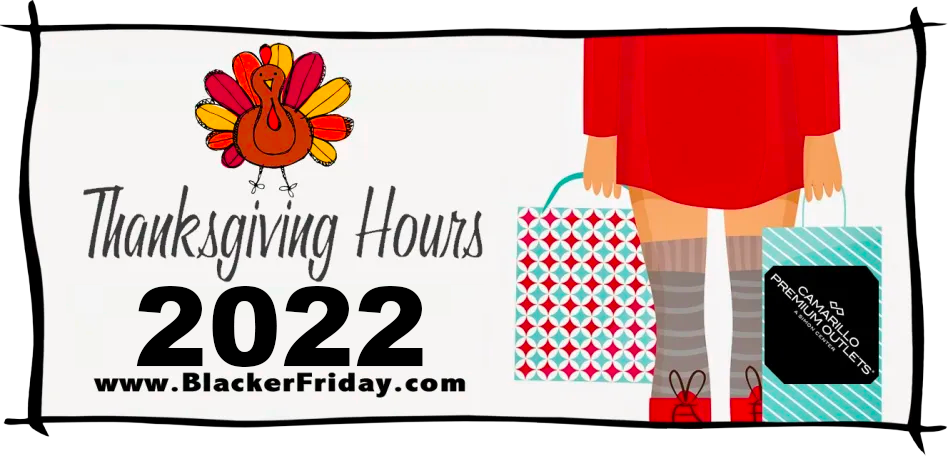 Camarillo Premium Outlets Thanksgiving & Black Friday Hours 2022 - Blacker  Friday