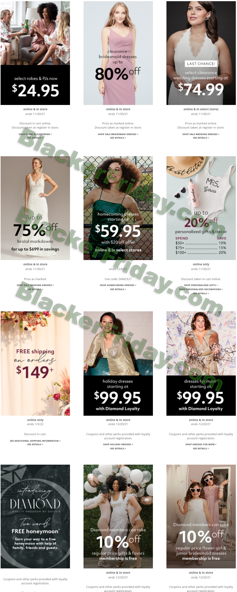 david's bridal black friday 2018
